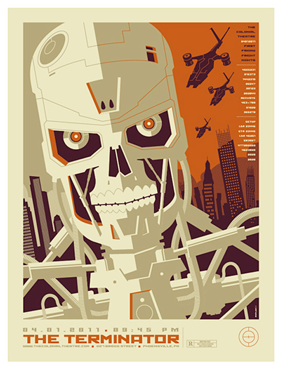 Tom Whalen复古插画海报