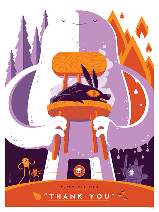 Tom Whalen复古插画海报
