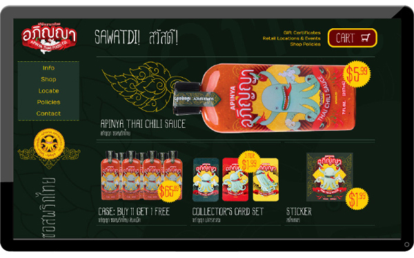 Apinya泰食品有限公司品牌包装