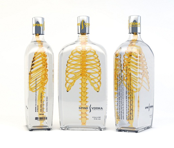Spine Vodka酒包装