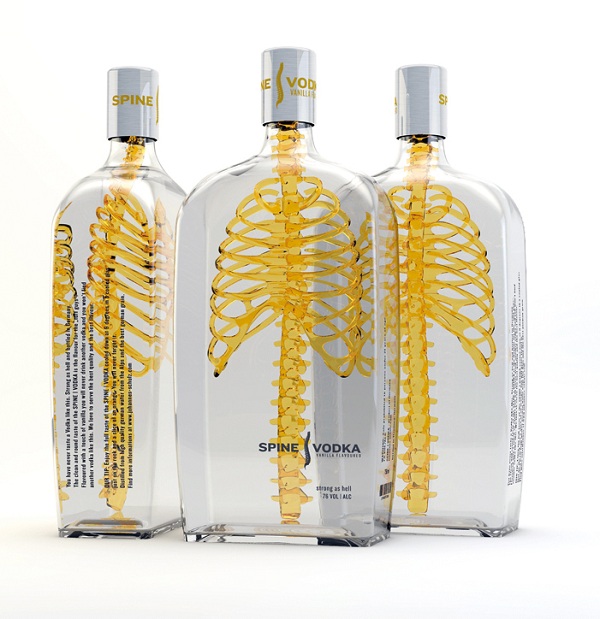 Spine Vodka酒包装