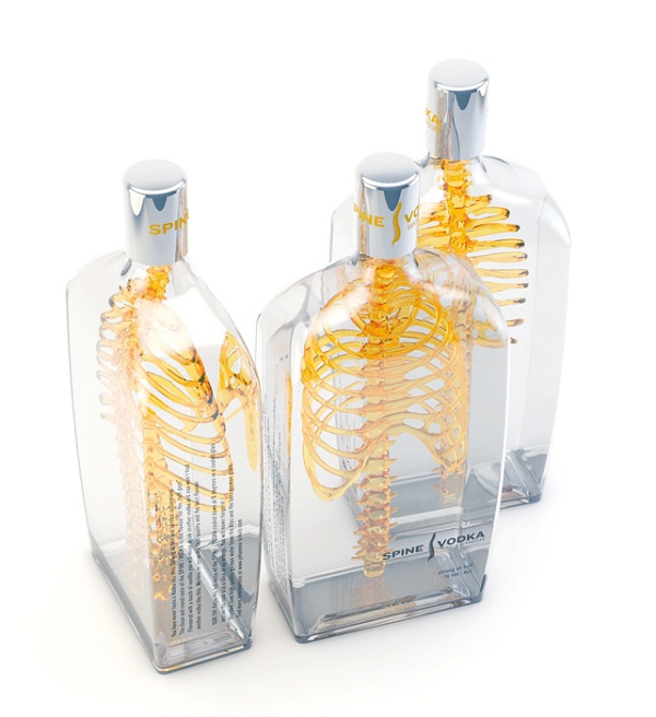 Spine Vodka酒包装