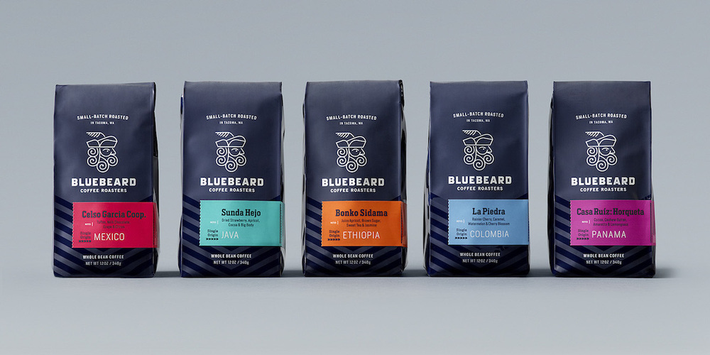 Bluebeard Coffee Roasters咖啡包装