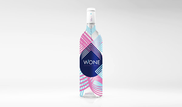 清凉的WONE纯净水包装设计欣赏