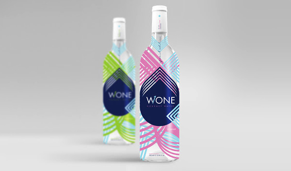 清凉的WONE纯净水包装设计欣赏