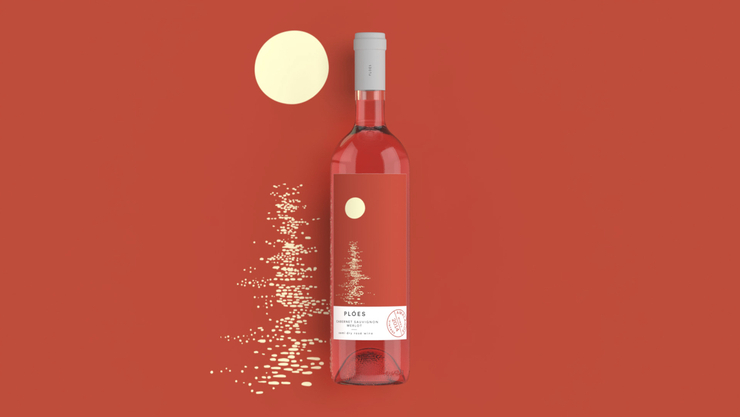 The Dieline Awards 2024葡萄酒、香槟-第三名- Ploes Wines包装设计