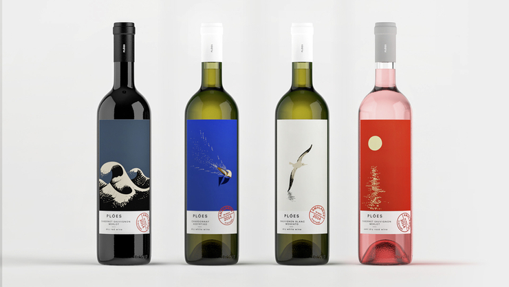 The Dieline Awards 2024葡萄酒、香槟-第三名- Ploes Wines包装设计