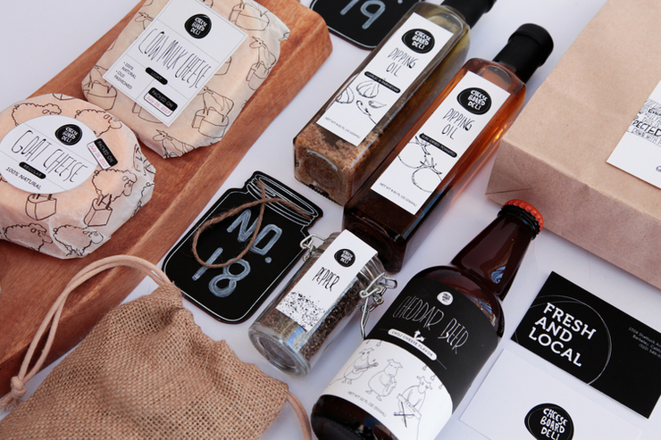 精致Board Deli 奶酪包装设计