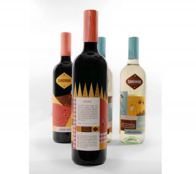 Sangwine包装设计酒瓶设计