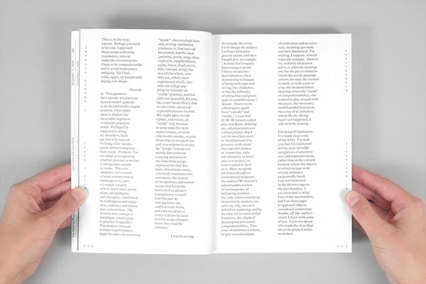 简洁An Anthology of Triple Canopy书籍版式设计欣赏