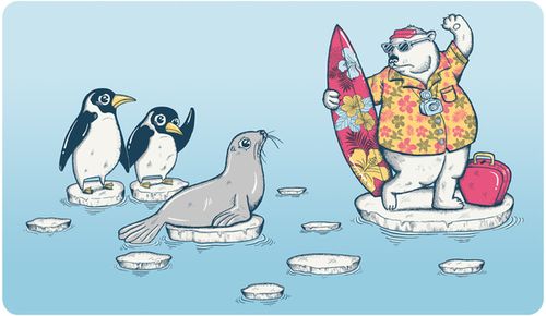 30款全球变暖公益广告欣赏