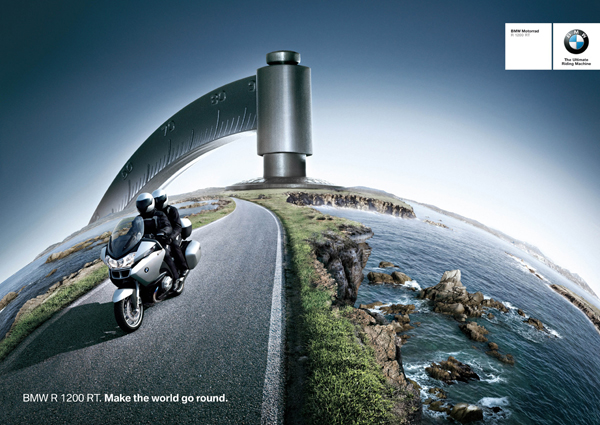 宝马motorrad广告设计：找到自己的出路