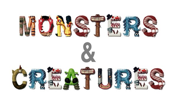 Monsters & Creatures字体设计欣赏