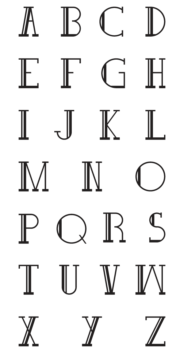 Typography Served Bobber Typeface字体设计