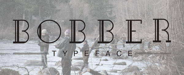 Typography Served Bobber Typeface字体设计