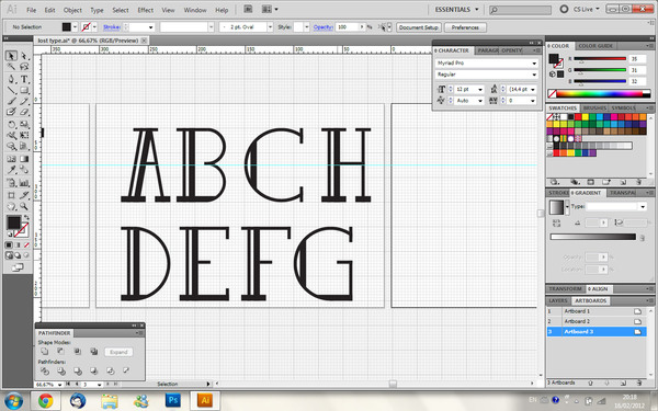 Typography Served Bobber Typeface字体设计