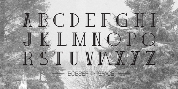 Typography Served Bobber Typeface字体设计