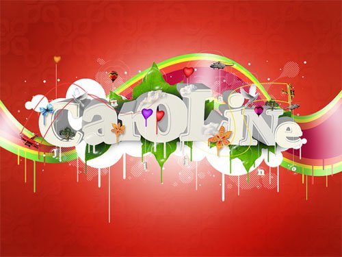 30张超Cool的3D文字设计作品欣赏