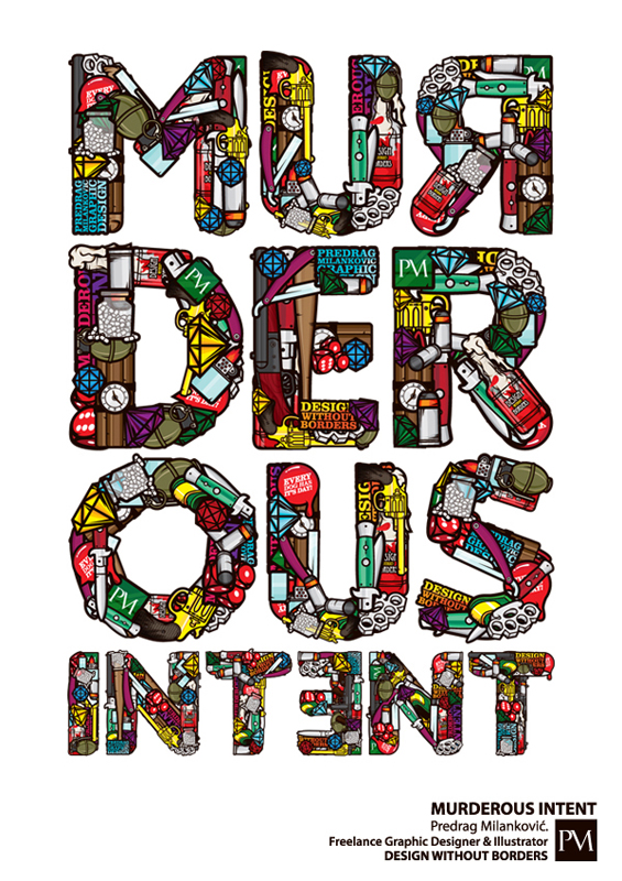 Murderous Intent字体设计