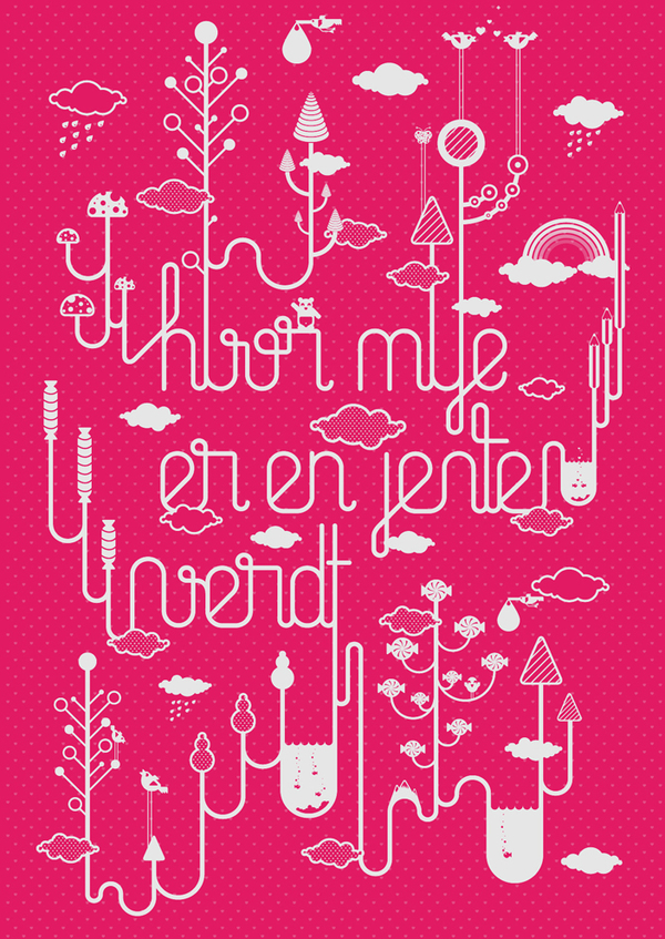 字体版式设计：THE KITCHEN OF TYPOGRAPHY