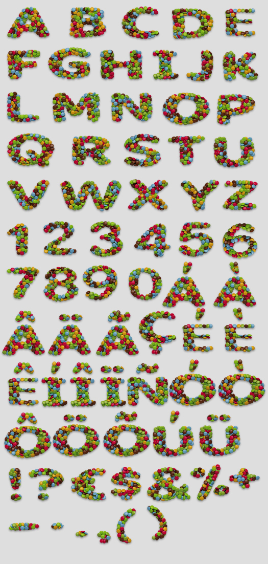 手工制作字体创意设计
