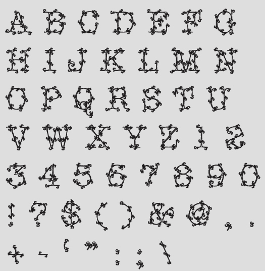 手工制作字体创意设计