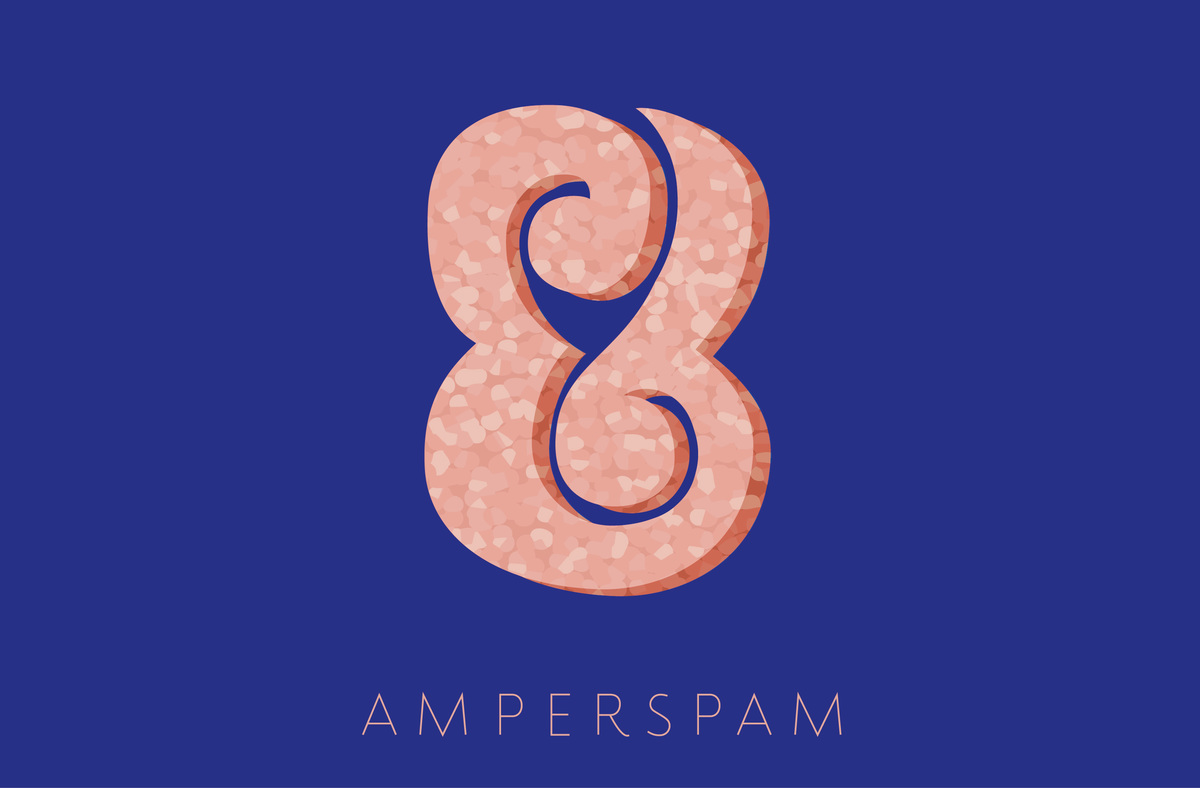 The Amperclan有趣的插画字体设计