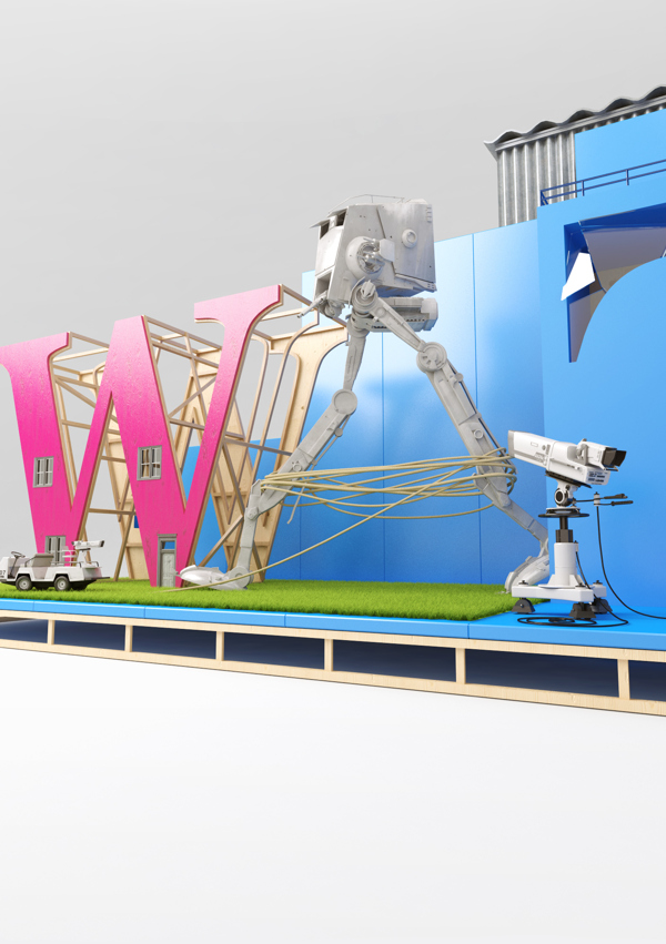 创意3D 字体设计赏析 KOG设计