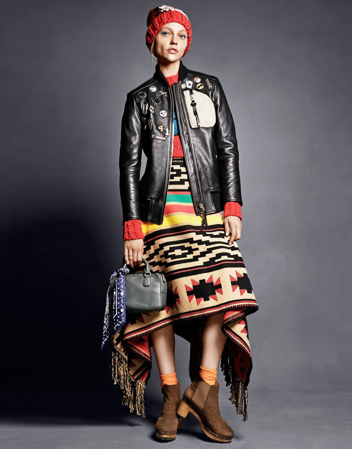 超模Sasha Pivovarova Stylist杂志时尚大片