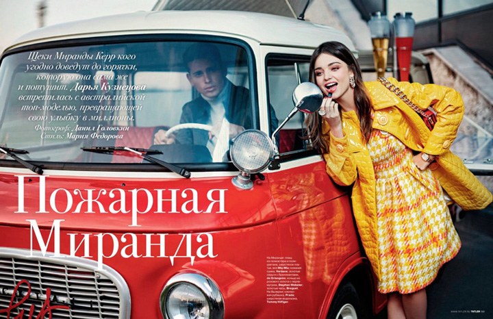 超模 Miranda Kerr（米兰达·可儿）《Tatler》杂志时尚大片