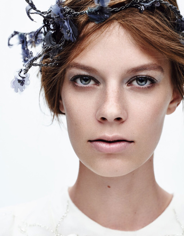 超模Lexi Boling《Vogue服饰与美容》杂志高定梦幻大片