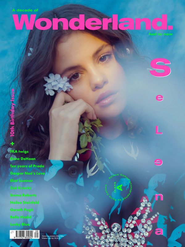 Selena Gomez《Wonderland》杂志展现缪缪女孩的青春活力