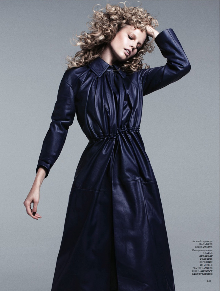 名模Elisabeth Erm 演绎《Harper’s Bazaar》杂志时尚大片