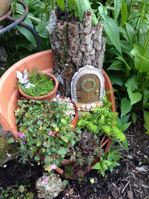 环艺高手破花盆DIY美丽精灵花园Fairy Garden