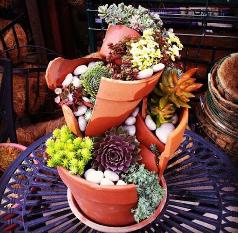 环艺高手破花盆DIY美丽精灵花园Fairy Garden