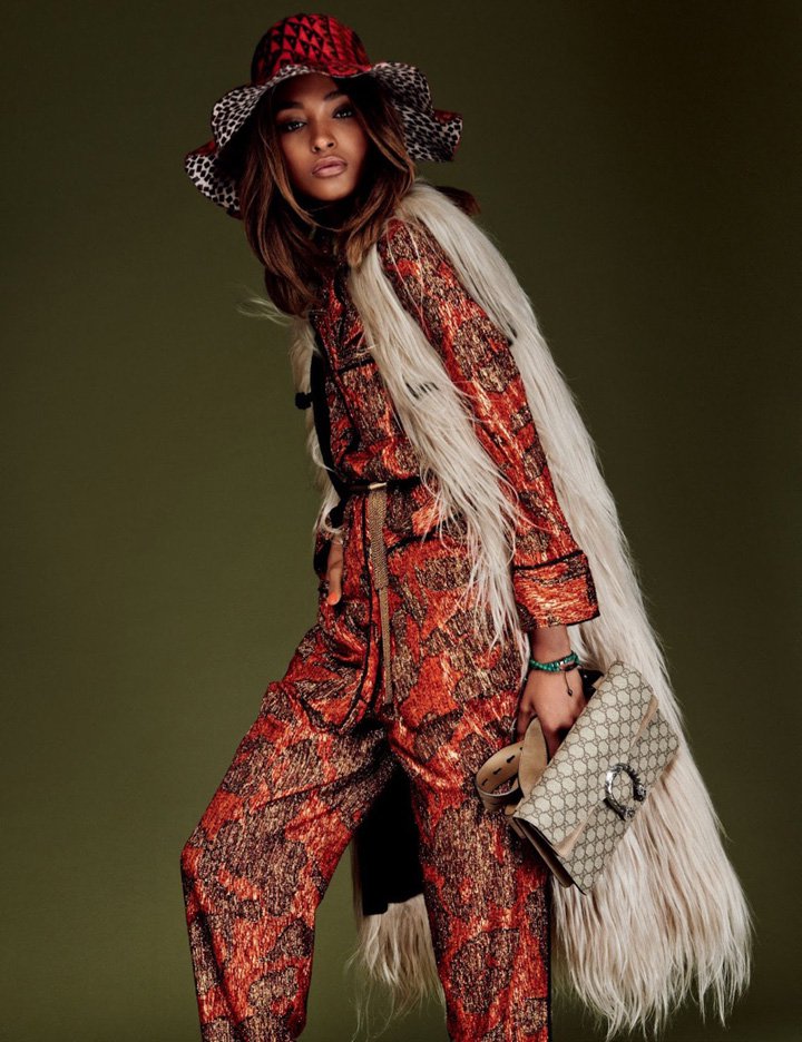 超模Jourdan Dunn 《Vogue》杂志日本版时尚写真