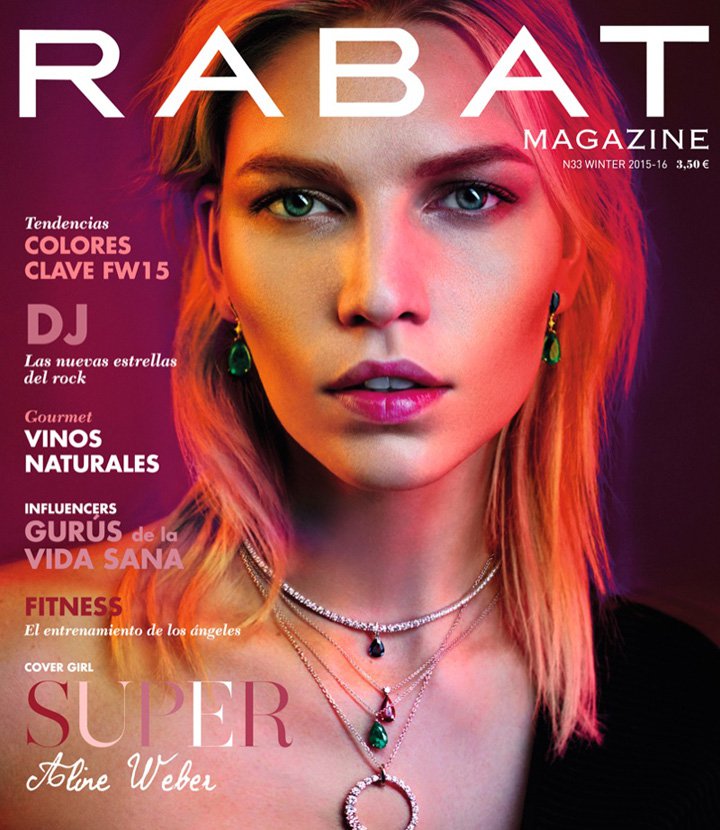 超模Aline Weber 《Rabat》杂志时尚大片