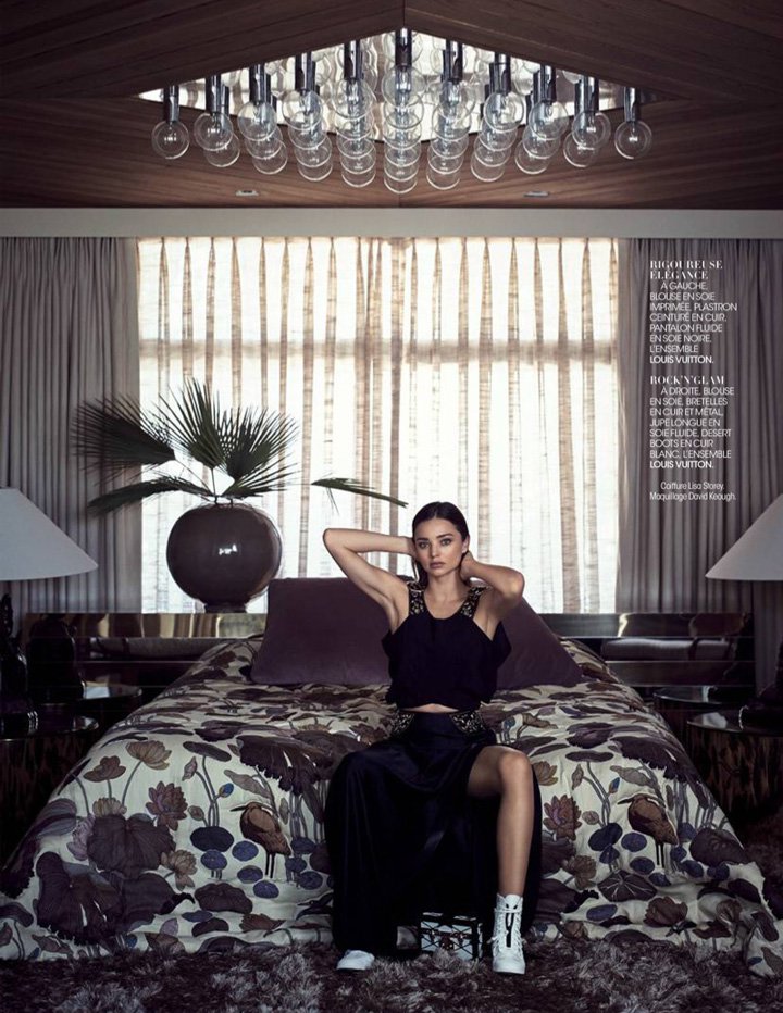 超模Miranda Kerr 演绎《Madame Figaro》杂志时尚大片