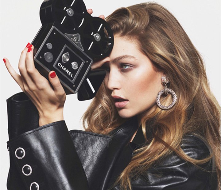 超模Gigi Hadid 演绎 Vogue时尚杂志法国版