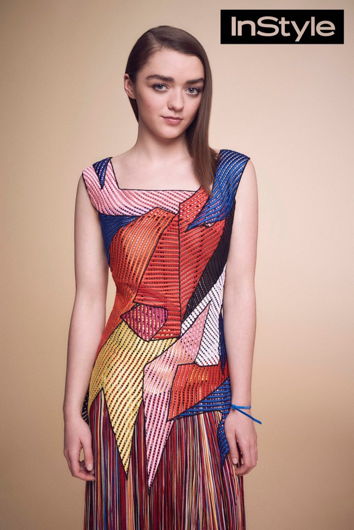 Maisie Williams演绎《InStyle》时尚杂志英国版