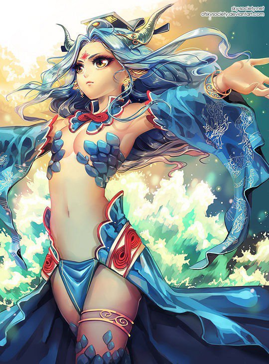 Alice Jing动漫人物插画