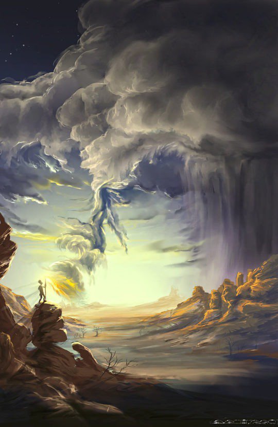Alexander Rommel奇幻自然风景插画