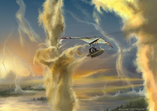 Alexander Rommel奇幻自然风景插画