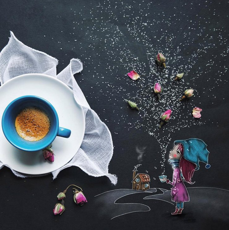 艺术家 Cinzia Bolognesi用食物唯美创作