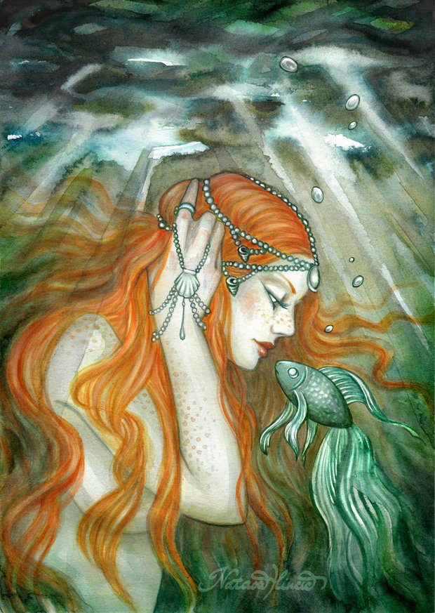 意大利插画师Natasa Ilincic幻想人物插画