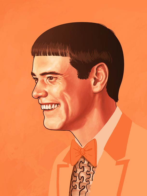 Mike Mitchell创意人物插画