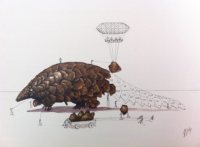 Ricardo Solis动物插画