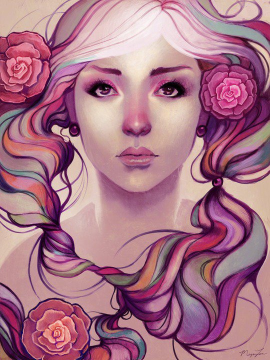 Megan Lara人物插画
