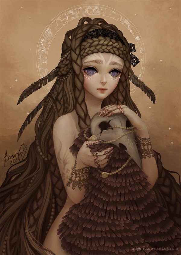 Janaina Medeiros肖像插画作品欣赏