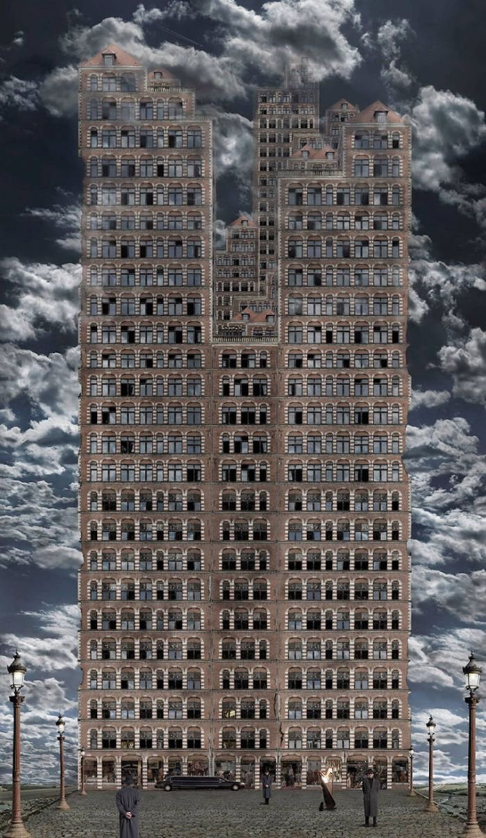 Jean-François Rauzier：Babel(巴别塔)系列摄影作品